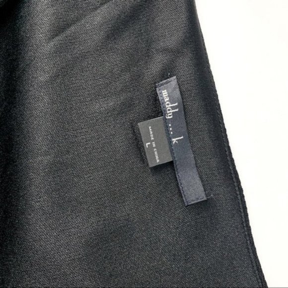 MADDY … K / Black Dress with Built in Capelet / Large - Picture 8 of 9